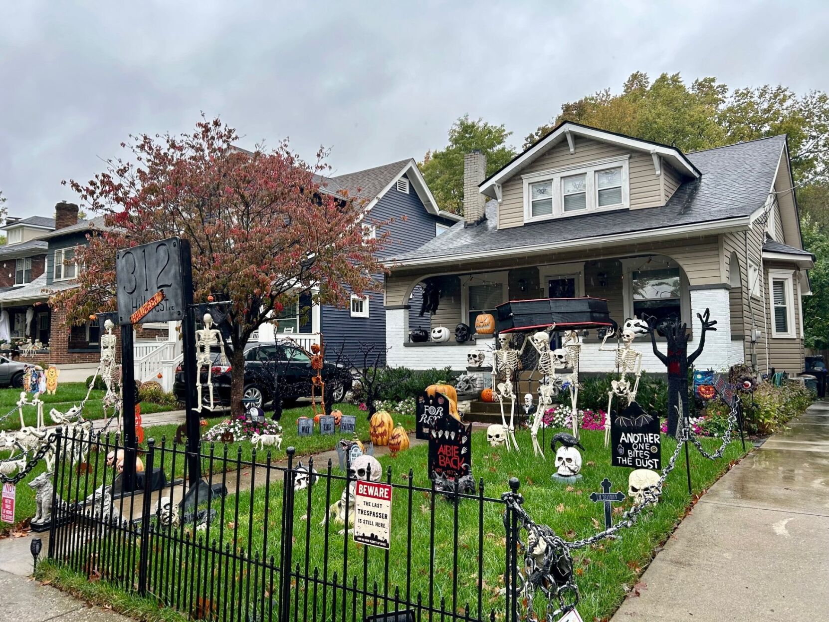 Louisville’s Hillcrest Avenue gears up for thousands of trick-or-treaters on Halloween